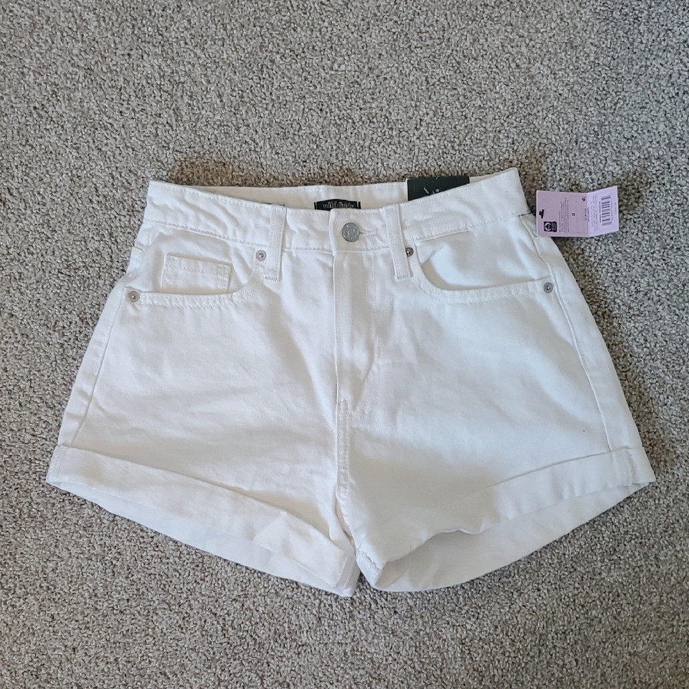 Wild Fable High Waist White Shorts